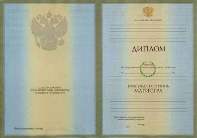 Диплом магистра 2004-2008